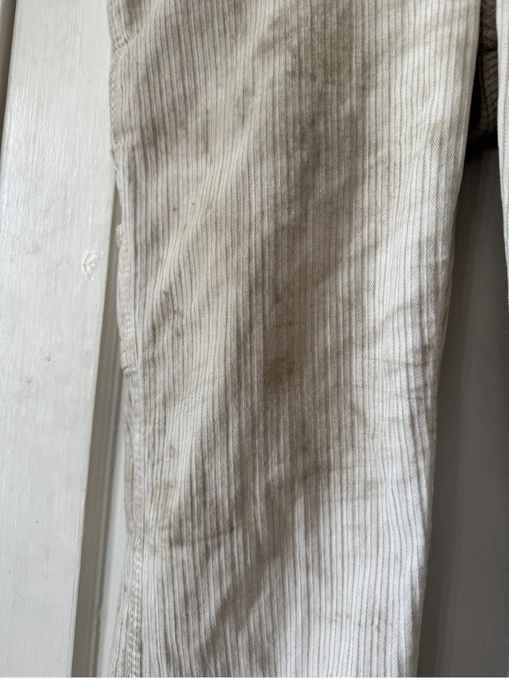 Men's Work Pants in Light Beige Old Navy size 32 x 30 ‘90s straight built flex